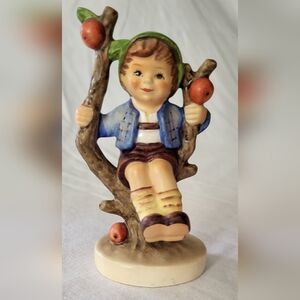 Hummel Figurine Boy in Apple Tree